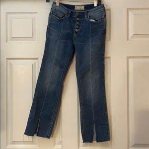 Free people denim jeans! Worn one time